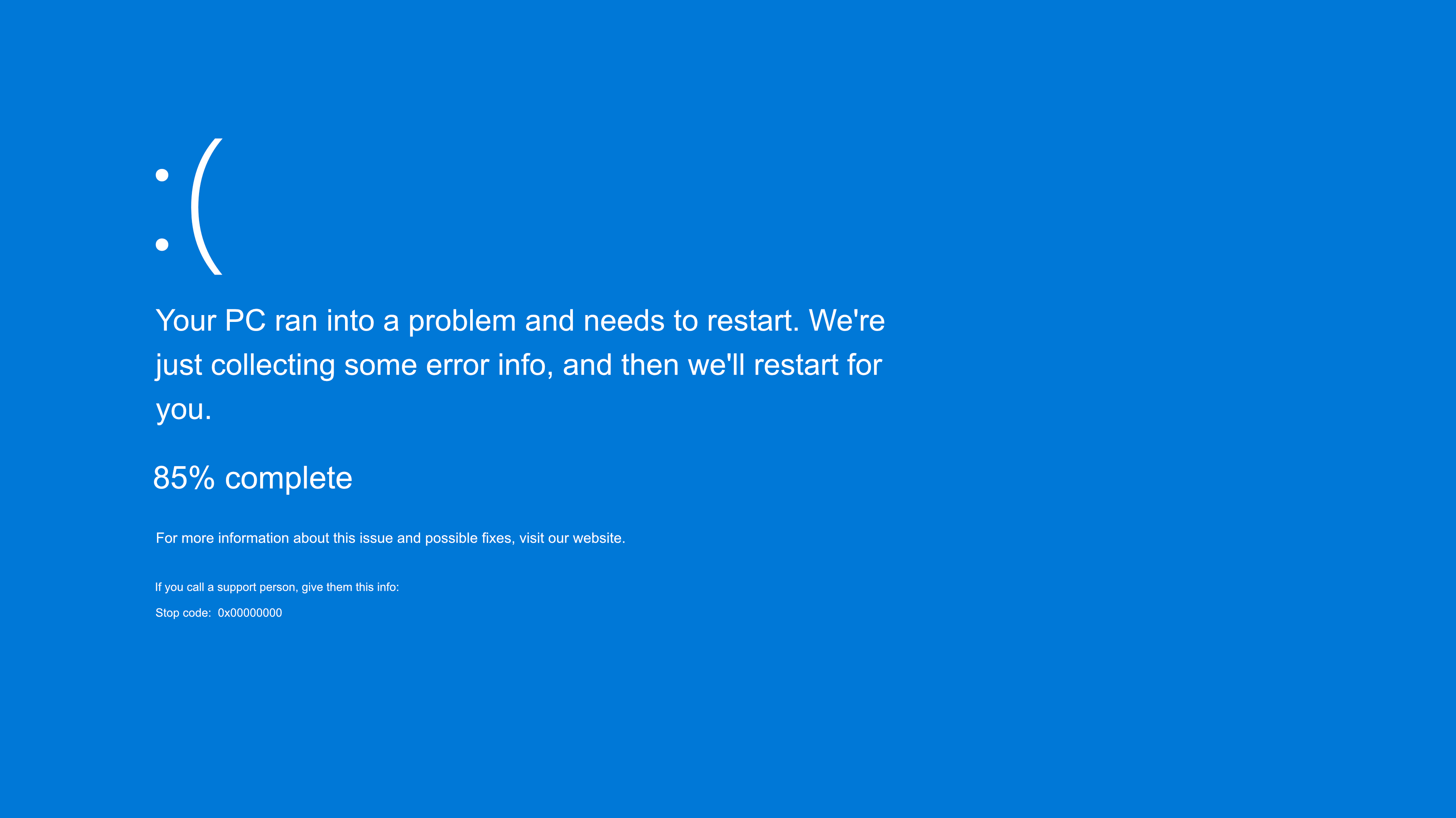Blue Screen of Death